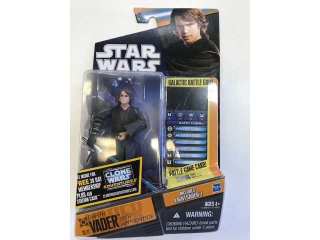 Action Figures and Toys Hasbro - Star Wars - Saga Legends - Darth Vader - Sith Apprentice - Action Figure - Cardboard Memories Inc.