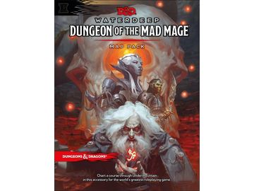 Role Playing Games Wizards of the Coast - Dungeons and Dragons - Waterdeep Dungeon Of The Mad Mage - Map Pack - Cardboard Memories Inc.
