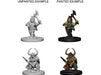 Role Playing Games Wizkids - Dungeons and Dragons -  Nolzurs Marvellous Miniatures - Dwarf Female Barbarian - 72645 - Cardboard Memories Inc.