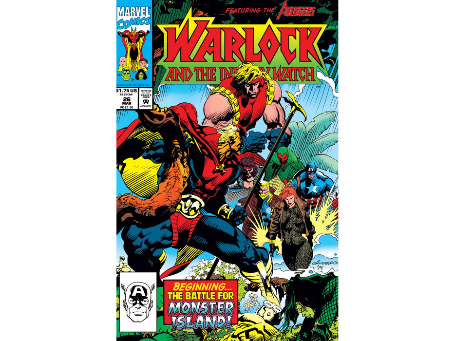 Comic Books Marvel Comics - Warlock and the Infinity Watch 026 - 5952 - Cardboard Memories Inc.