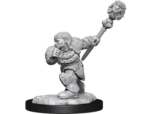 Role Playing Games Wizkids - Magic the Gathering - Unpainted Miniature - Dwarf Fighter and Cleric - 90276 - Cardboard Memories Inc.