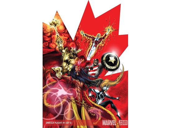 Comic Books Marvel Comics - The Initative Omega Flight 01 - 0222 - Cardboard Memories Inc.