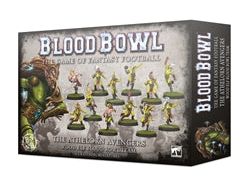 Collectible Miniature Games Games Workshop - Blood Bowl - Wood Elf Team - Athelorn Avengers - 200-66 - Cardboard Memories Inc.