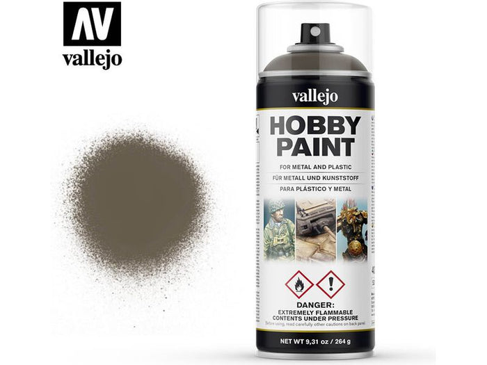 Paints and Paint Accessories Acrylicos Vallejo - Paint Spray - US Olive Drab - 28 005 - Cardboard Memories Inc.