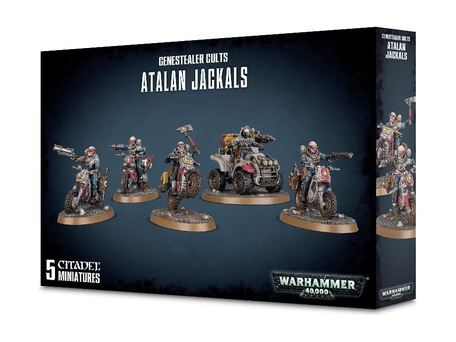 Collectible Miniature Games Games Workshop - Warhammer 40K - Genestealer Cults - Atalan Jackals - 51-62 - Cardboard Memories Inc.