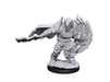 Role Playing Games Wizkids - Dungeons and Dragons - Unpainted Miniature - Nolzurs Marvellous Miniatures - Dragonborn Fighter Male - 90303 - Cardboard Memories Inc.