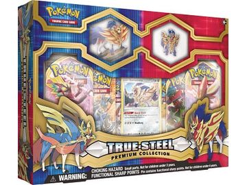 Trading Card Games Pokemon - Sword and Shield - True Steel - Premium Collection Box - Zamazenta - Cardboard Memories Inc.