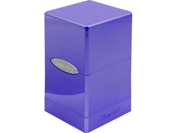 Supplies Ultra Pro - Satin Tower Deck Box - Amethyst - Cardboard Memories Inc.