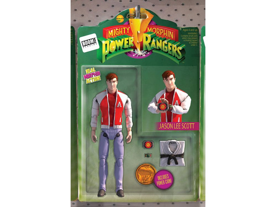 Comic Books BOOM! Studios - Mighty Morphin Power Rangers 016 - Action Figure Unlock Cover - 2651 - Cardboard Memories Inc.