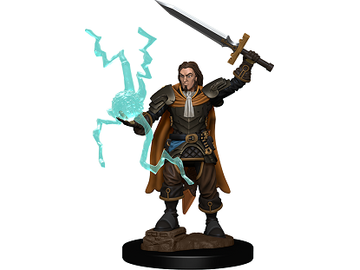 Role Playing Games Wizkids - Pathfinder - Premium Miniatures - Human Male Cleric - 77504 - Cardboard Memories Inc.