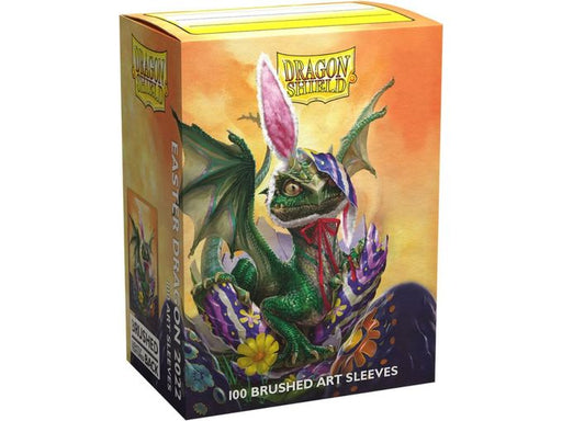 Supplies Arcane Tinmen - Dragon Shield Sleeves - Brushed Art Easter Dragon 2022 - Cardboard Memories Inc.
