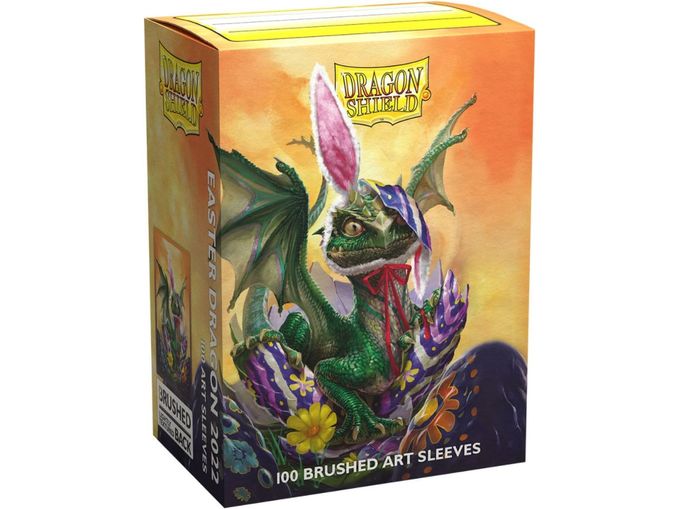 Supplies Arcane Tinmen - Dragon Shield Art Sleeves -Standard Size - Brushed Art - Easter Dragon 2022 - Package of 100 - Cardboard Memories Inc.