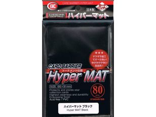 Supplies KMC Card Barrier - Standard Size - Hyper Mat Black- 80ct - Cardboard Memories Inc.