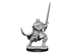 Role Playing Games Wizkids - Dungeons and Dragons - Unpainted Miniature - Nolzurs Marvellous Miniatures - Half Orc Paladin Male - 90307 - Cardboard Memories Inc.