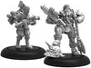 Collectible Miniature Games Privateer Press - Warmachine - Golden Crucible - Marshal General Baldwin Gearheart - Mr - Clogg - PIP 37015 - Cardboard Memories Inc.