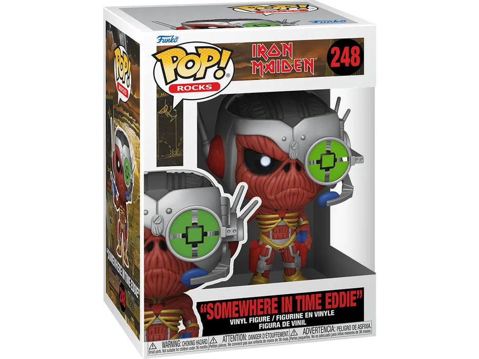 Action Figures and Toys POP! - Music - Iron Maiden - "Somewhere in Time Eddie" - Cardboard Memories Inc.