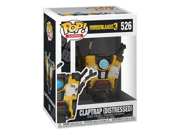 Action Figures and Toys POP! - Games - Borderlands 3 - Claptrap (Distressed) - Cardboard Memories Inc.