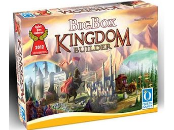 Board Games Queen Games - Kingdom Builder- Big Box - 2nd Edition - Cardboard Memories Inc.
