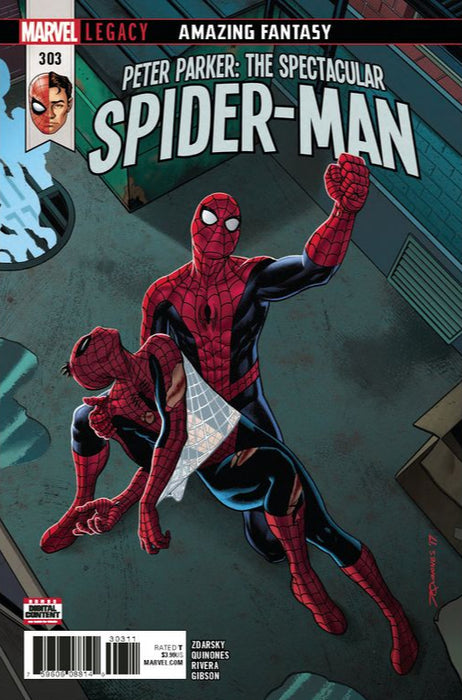 Comic Books Marvel Comics - Peter Parker: The Spectacular Spider-Man (2017 2nd Series) 303 (Cond. FN) - 3892 - Cardboard Memories Inc.