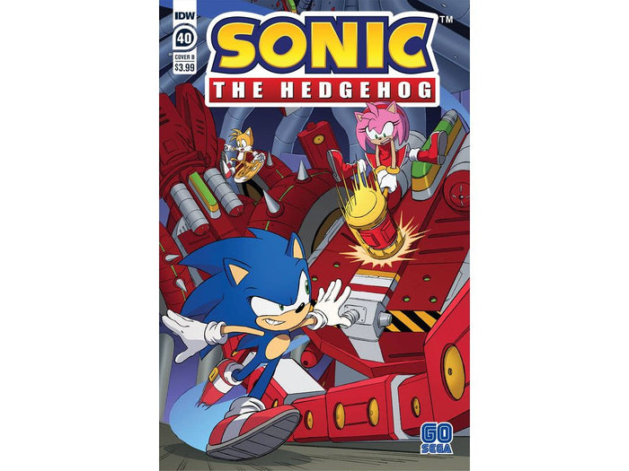 Comic Books IDW Comics - Sonic the Hedgehog 040 - Dan Schoening - Cardboard Memories Inc.