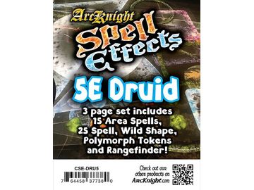 Board Games Arc Knight - Spell Effects - 5E Druid - Cardboard Memories Inc.
