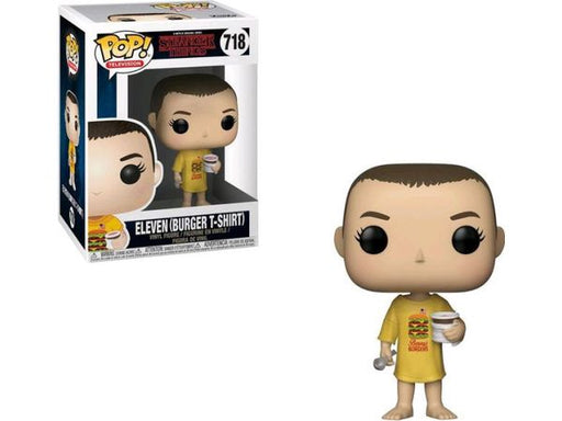 Action Figures and Toys POP! - Stranger Things - Eleven - Burger T-Shirt - Cardboard Memories Inc.