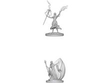 Role Playing Games Wizkids - Dungeons and Dragons - Unpainted Miniature - Nolzurs Marvellous Miniatures - Elf Female Wizard - 72623 - Cardboard Memories Inc.