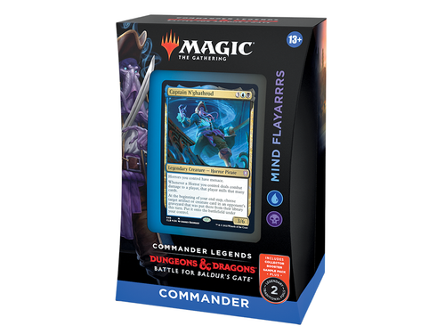 Trading Card Games Magic the Gathering - Commander Legends - Dungeons and Dragons - Battle for Baldurs Gate - Commander Deck - Mind Flayarrrs - Cardboard Memories Inc.