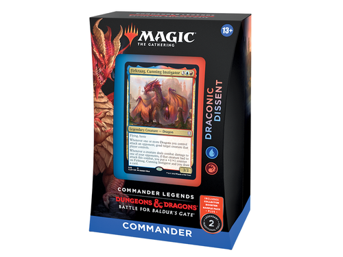 Trading Card Games Magic the Gathering - Commander Legends - Dungeons and Dragons - Battle for Baldurs Gate - Commander Deck - Draconic Dissent - Cardboard Memories Inc.