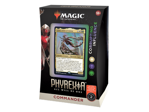 Trading Card Games Magic The Gathering - Phyrexia All Will Be One - Commander Deck - Corrupting Influence - Cardboard Memories Inc.