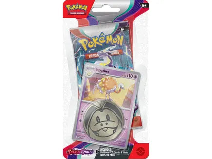 Trading Card Games Pokemon - Scarlet and Violet - Checklane Blister - Espathra - Cardboard Memories Inc.