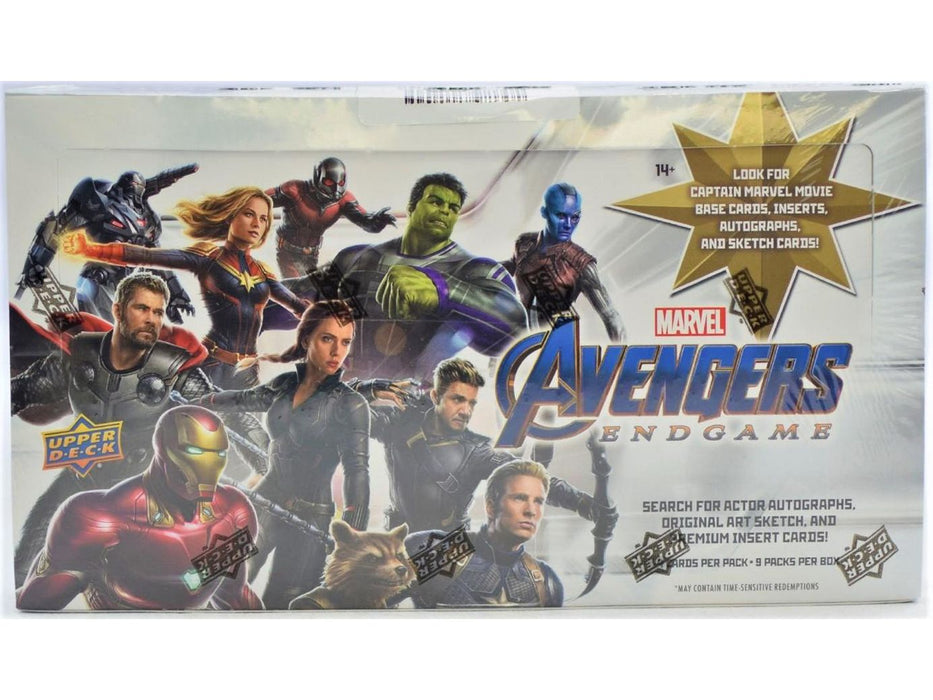 Non Sports Cards Upper Deck - 2020 - Avengers Endgame - Hobby Box - Cardboard Memories Inc.