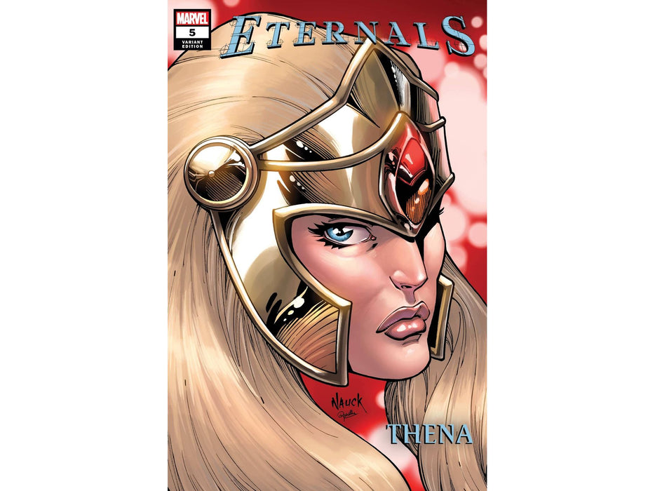 Comic Books Marvel Comics - Eternals 005 - Nauck Headshot Variant Edition (Cond. VF-) - 12378 - Cardboard Memories Inc.