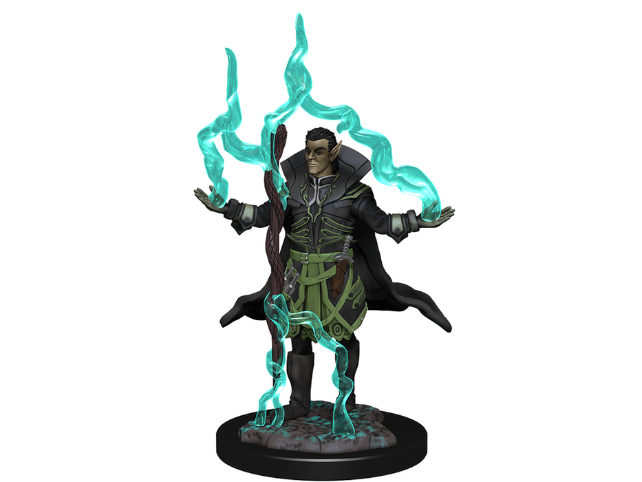 Role Playing Games Paizo - Pathfinder - Unpainted Miniatures - Deep Cuts - Elf Sorcerer Male - 90262 - Cardboard Memories Inc.