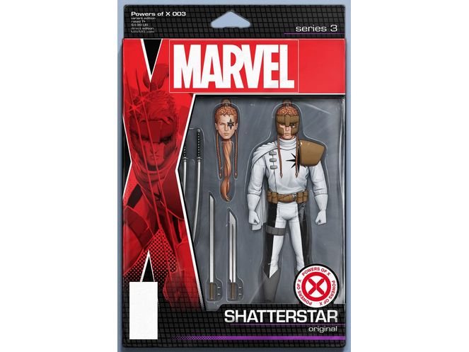Comic Books Marvel Comics - Powers of X 003 of 6 - Christopher Action Figure Variant - 5858 - Cardboard Memories Inc.