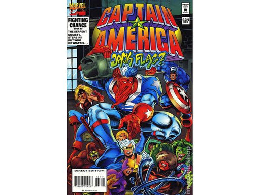 Comic Books Marvel Comics - Captain America (1968 1st Series) 434 (Cond. VF-) - 7303 - Cardboard Memories Inc.