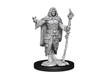 Role Playing Games Wizkids - Dungeons and Dragons - Unpainted Miniature - Nolzurs Marvellous Miniatures - Human Druid Male - 90221 - Cardboard Memories Inc.