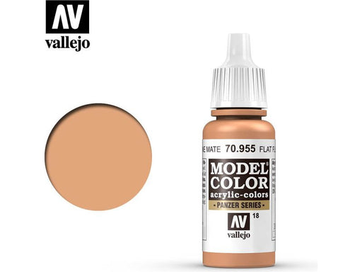 Paints and Paint Accessories Acrylicos Vallejo - Flat Flesh - 70 955 - Cardboard Memories Inc.