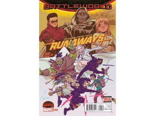 Comic Books Marvel Comics - Runaways 004 SWA (Cond. VF-) - 7221 - Cardboard Memories Inc.