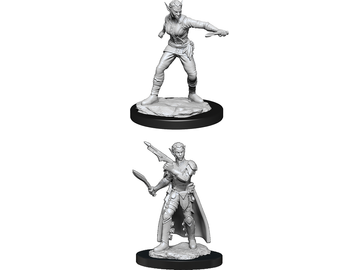 Role Playing Games Wizkids - Dungeons and Dragons - Unpainted Miniature - Nolzurs Marvellous Miniatures - Shifter Female Rogue - 90148 - Cardboard Memories Inc.