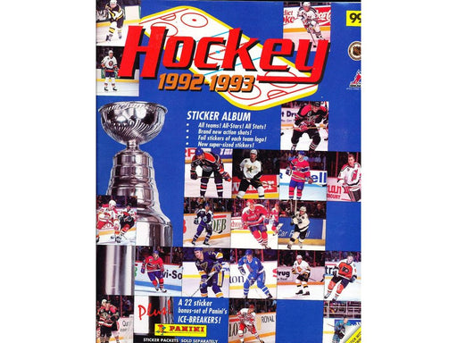 Sports Cards Panini - 1992-93 - Hockey - Sticker Album - Cardboard Memories Inc.