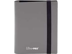 Supplies Ultra Pro - 2 Pocket - Pro-Binder - Smoke Grey - Cardboard Memories Inc.