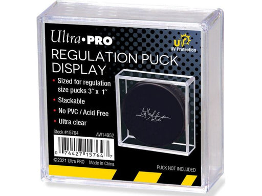 Supplies Ultra Pro - Regulation Puck Display UV Protection - Cardboard Memories Inc.