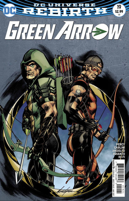Comic Books DC Comics - Green Arrow (2016 5th Series) 019 - Cover B Variant Edition (Cond. FN) - 4281 - Cardboard Memories Inc.