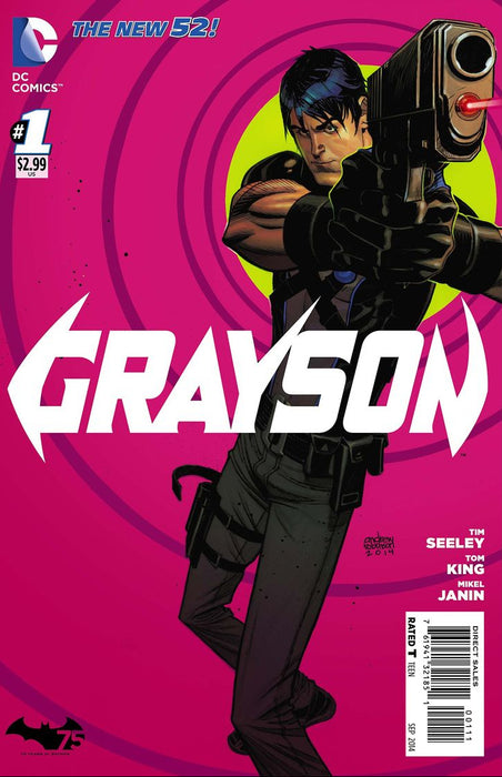 Comic Books DC Comics - Grayson (2014) 001 (Cond. FN-) - 4229 - Cardboard Memories Inc.