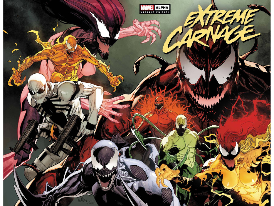 Comic Books Marvel Comics - Extreme Carnage Alpha 001 - Yu Wrpad Variant Edition (Cond. VF-) - 11917 - Cardboard Memories Inc.
