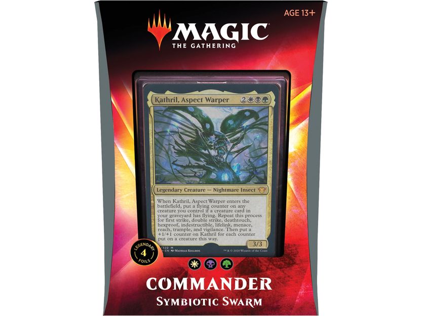 Trading Card Games Magic The Gathering - 2020 - Commander Deck - Symbiotic Swarm - Cardboard Memories Inc.