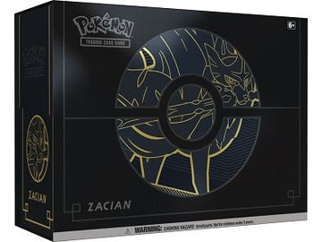 Trading Card Games Pokemon - Sword and Shield - Elite Trainer Box Plus - Zacian - Cardboard Memories Inc.