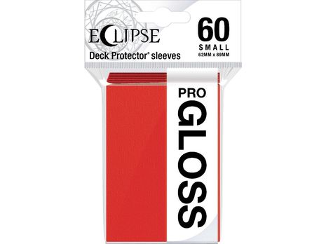 Supplies Ultra Pro - Eclipse Gloss Deck Protectors - Small Size - 60 Count Apple Red - Cardboard Memories Inc.