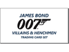 Non Sports Cards Upper Deck - James Bond - 007 - Villains and Henchmen - Hobby Box - Cardboard Memories Inc.